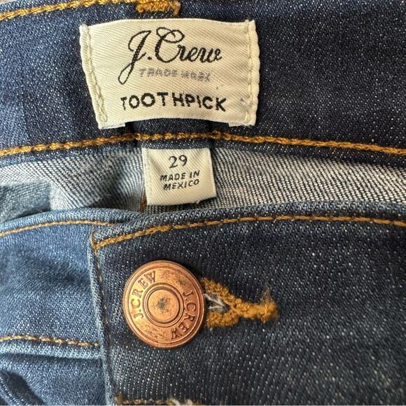 J.Crew Toothpick 29 Women’s Jeans 27” inseam - Picture 2 of 13